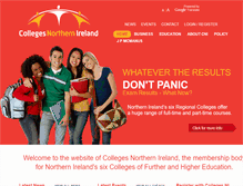 Tablet Screenshot of collegesni.ac.uk